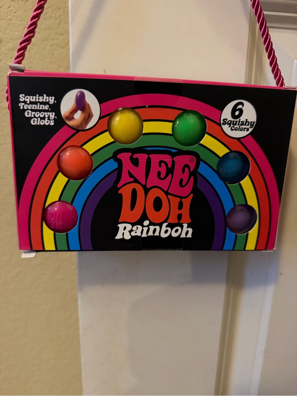 🌈🌈Nee Doh Rainboh Squishy Sensory Balls - Multicolor Set🌈🌈💙💙”6 Squishy balls”💙💙